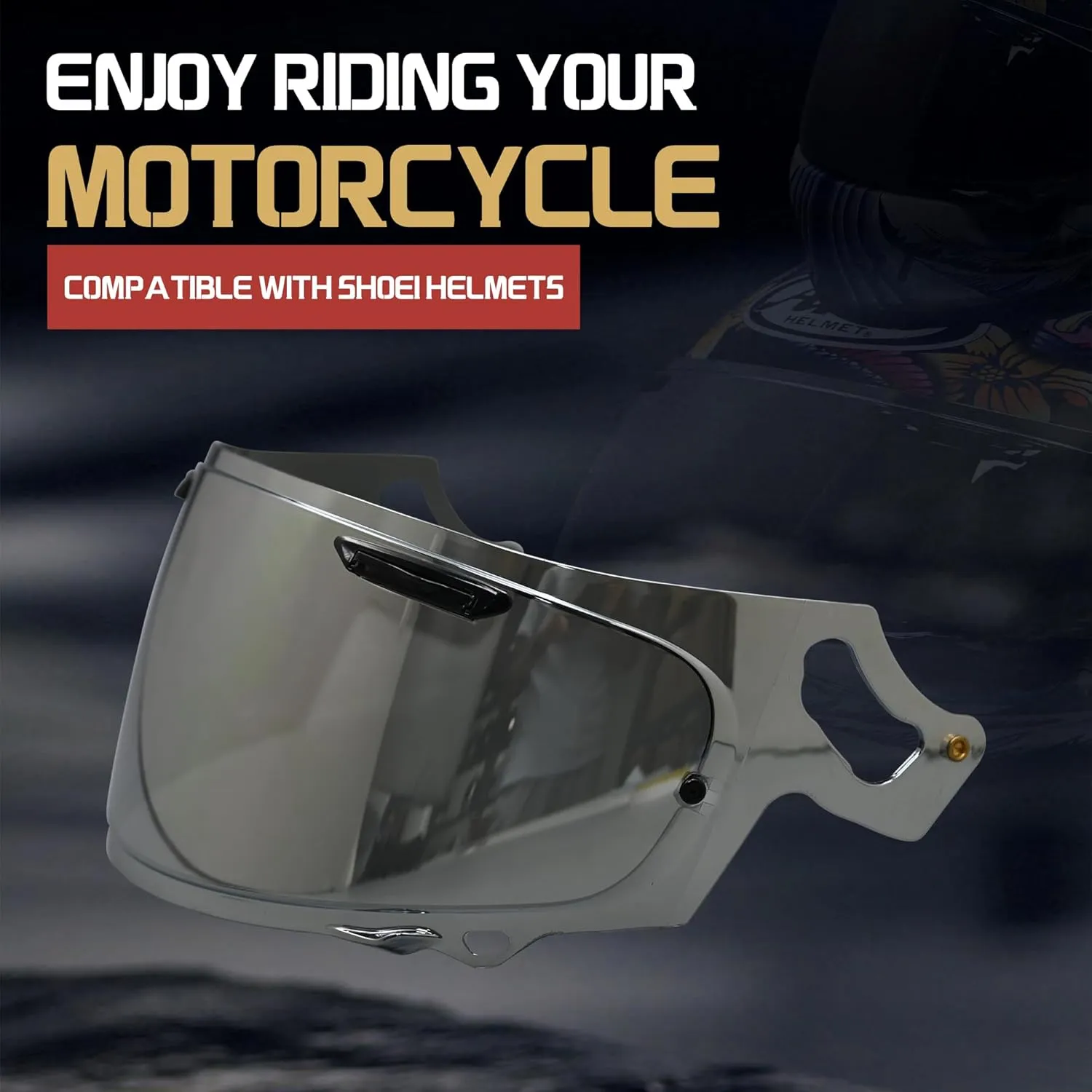 RX7X Replacement Motorcycle Helmet Shield Compatible with VAS-V MAX Corsair-X Signet-X Quantum-X DT-X