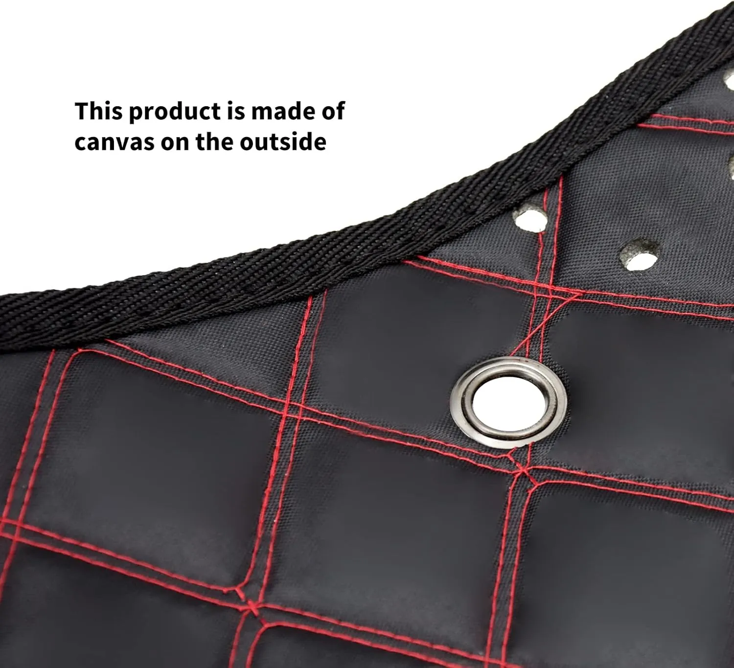 Saddlebag Liners Carpet Insert with Red Stitching for Non-Stretched Non-Tapered Hard Saddlebags Fit for Harley Touring Road King Road Glide Street Glide Electra Glide 1993-2013