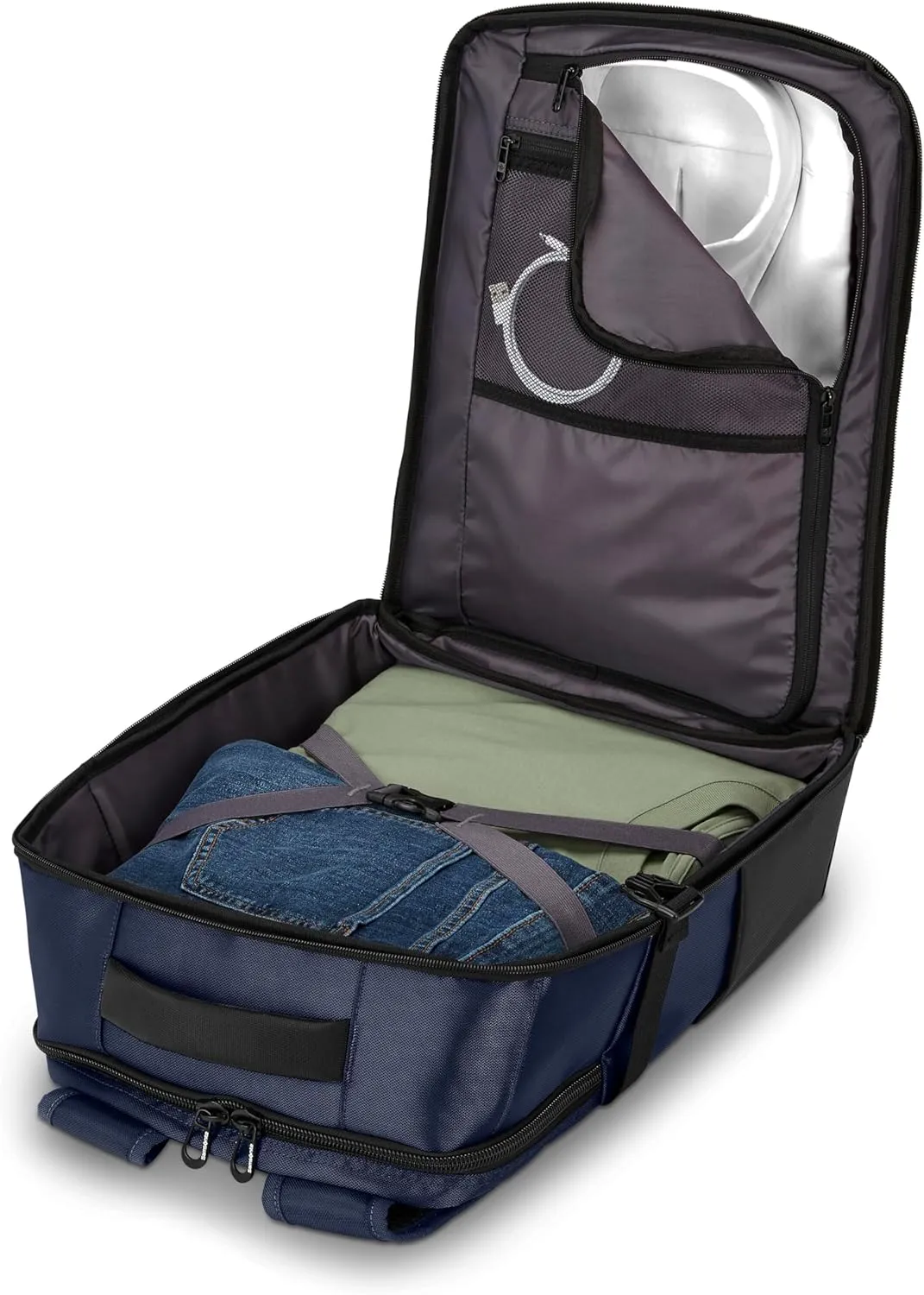 Samsonite Andante 2 Travel Backpack, One Size, Navy/Black