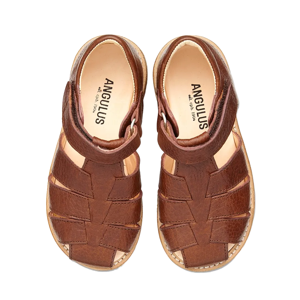 Sandal with adjustable velcro closure
