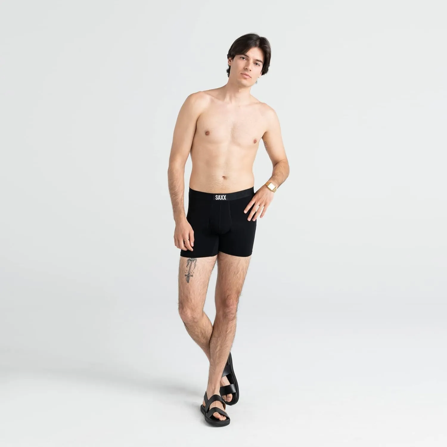 SAXX Underwear Co. Men's Underwear with Pouch Ultra Super Soft Boxer Brief Fly