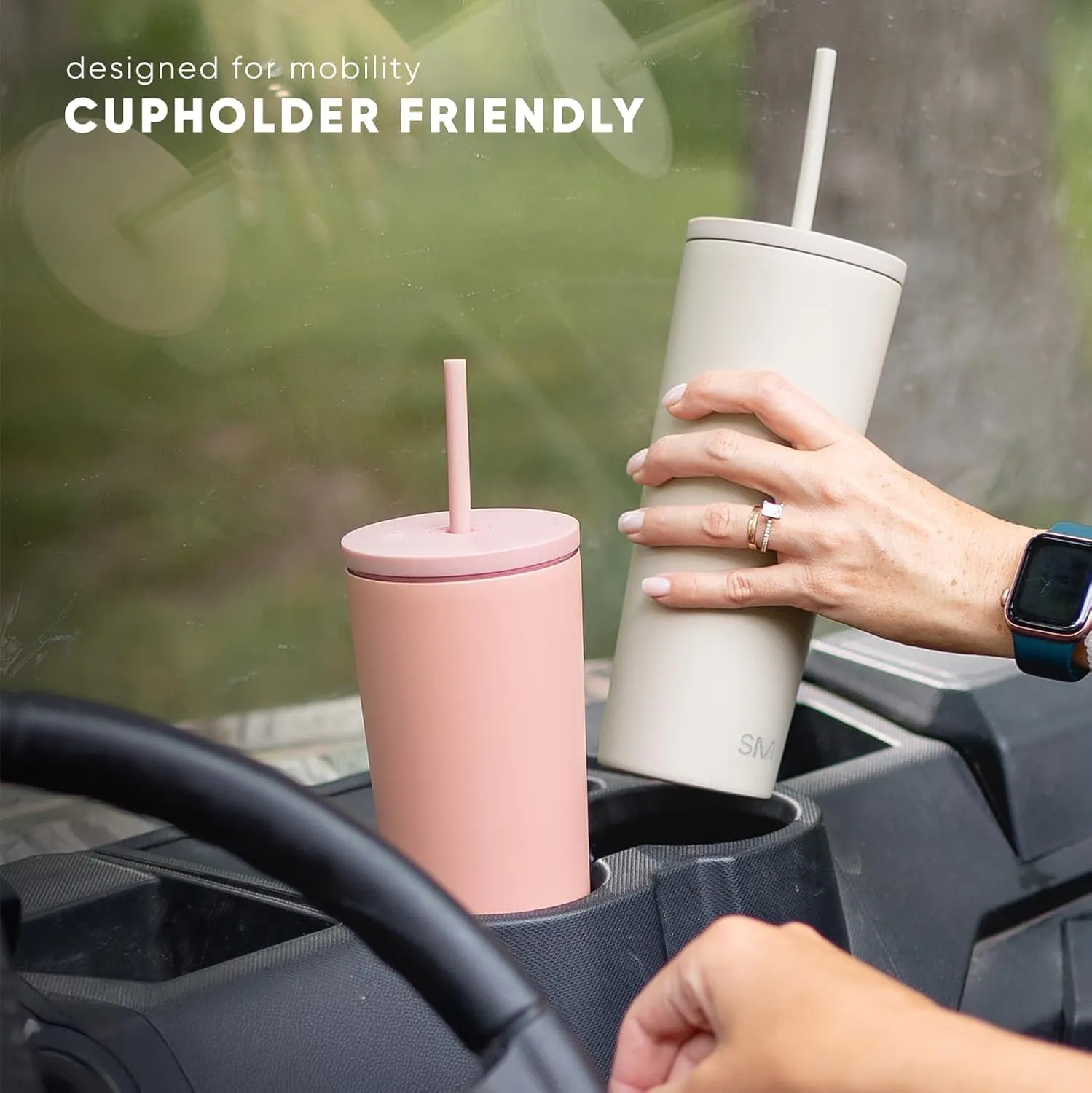 Simple Modern Insulated Tumbler with Lid and Straw | Iced Coffee Cup Reusable Stainless Steel Water Bottle Travel Mug | Gifts for Women Men Her Him | Classic Collection | 28oz | Buttercup