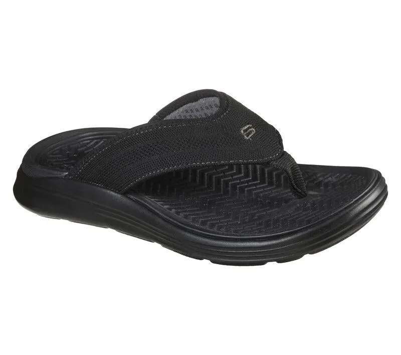 Skechers 204383 Relaxed Fit Sargo Point Vista Flip-Flop für Herren, weite Passform