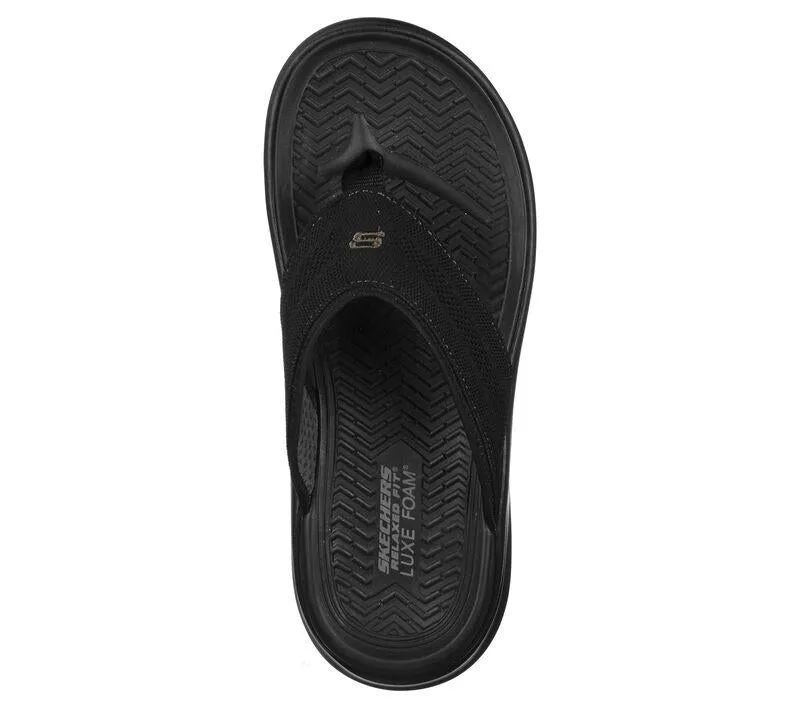 Skechers 204383 Relaxed Fit Sargo Point Vista Flip-Flop für Herren, weite Passform