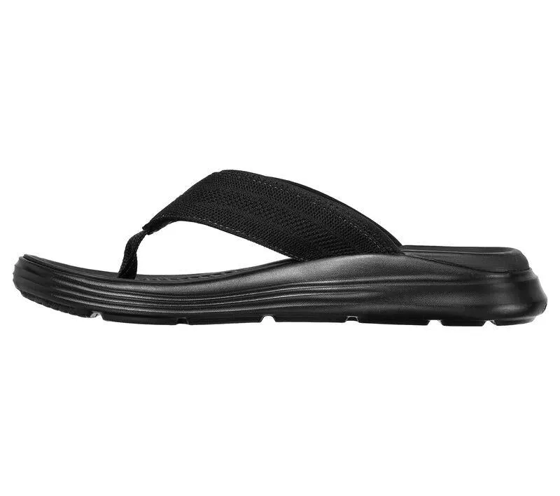 Skechers 204383 Relaxed Fit Sargo Point Vista Flip-Flop für Herren, weite Passform