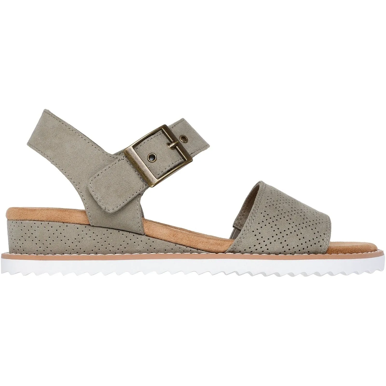 Skechers Desert Kiss Serendipitous Polyester Women's Olive Sandals