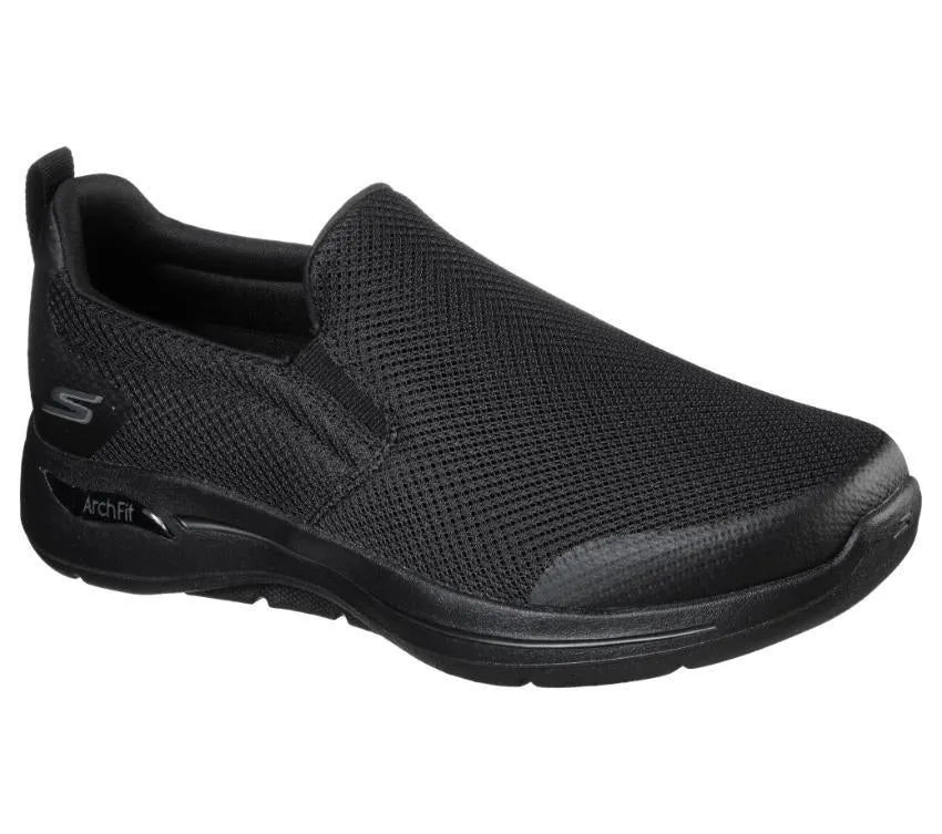 Skechers Mens Go Walk Arch Fit Togpath Black/Black