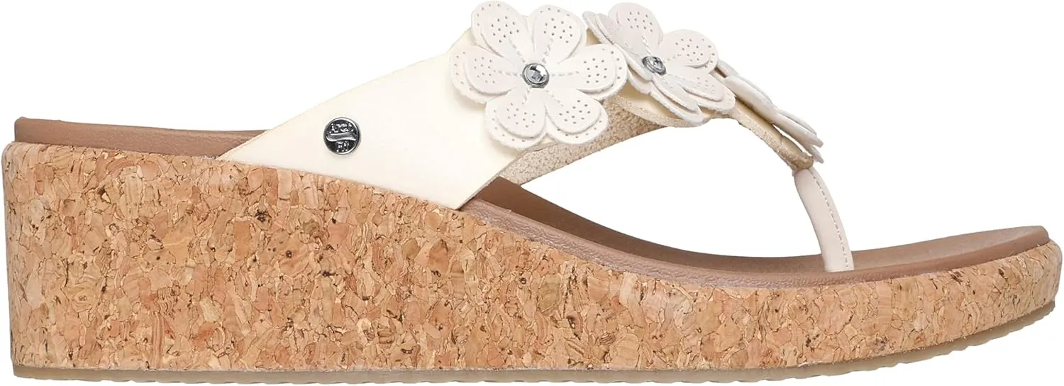 Skechers Women's Archfit Beverlee-Rare Blossom Flip-Flop