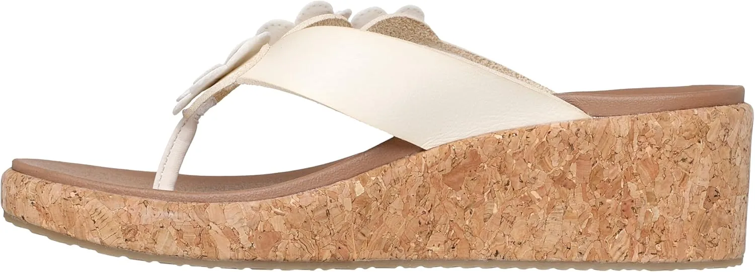 Skechers Women's Archfit Beverlee-Rare Blossom Flip-Flop