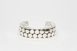 Sleek Circle Sterling Silver Cuff