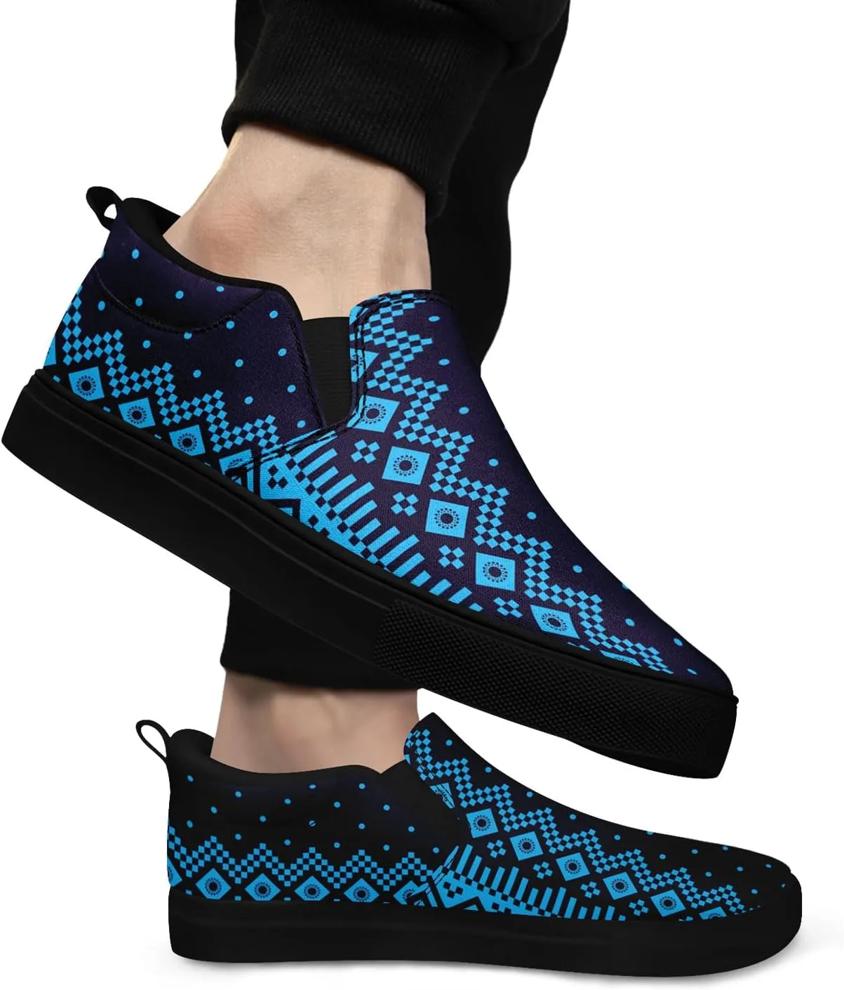Slip on Shoes for Men Women Canvas Sneakers Loafers Classic Low Top Casual Shoes