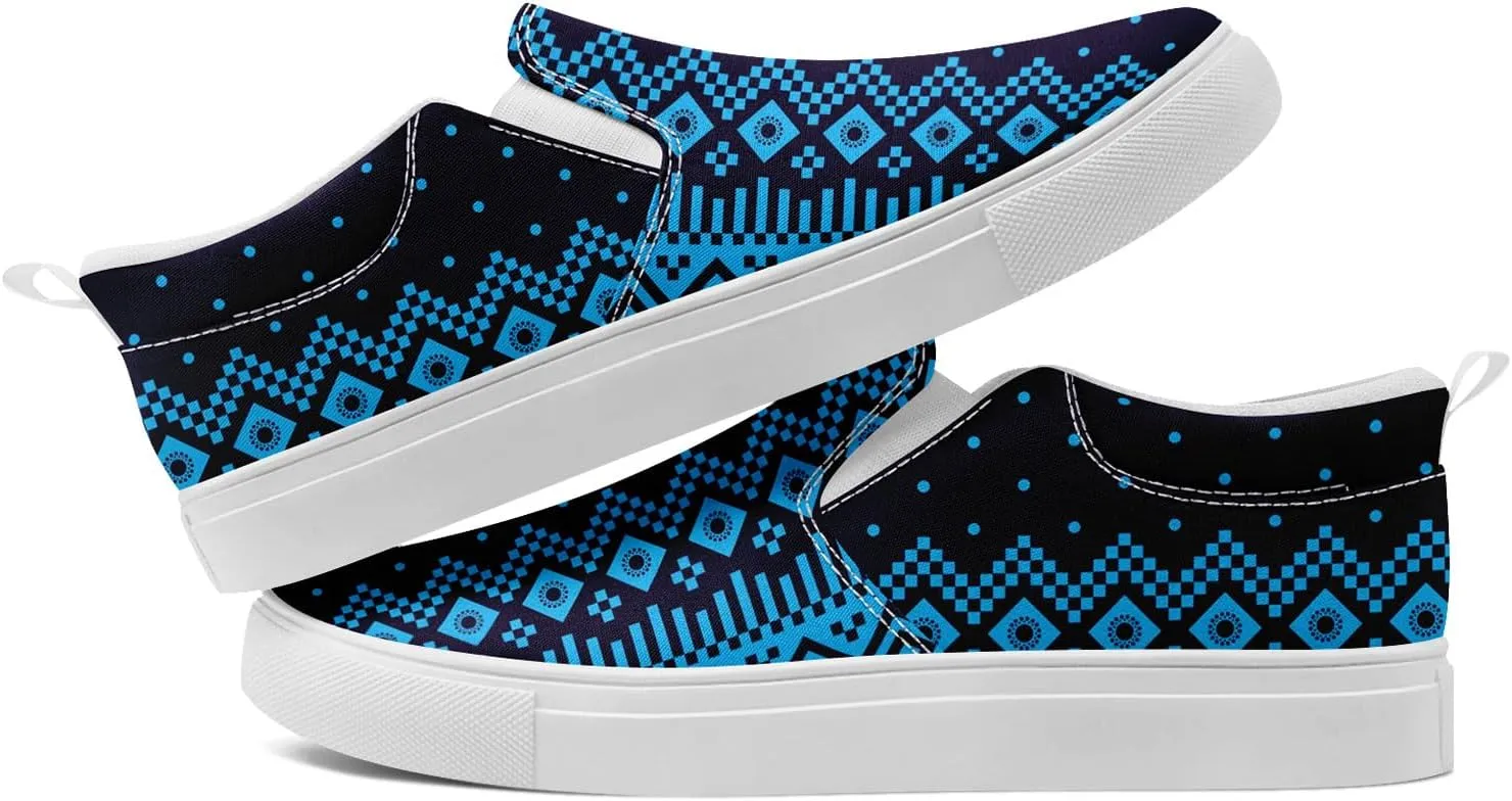 Slip on Shoes for Men Women Canvas Sneakers Loafers Classic Low Top Casual Shoes