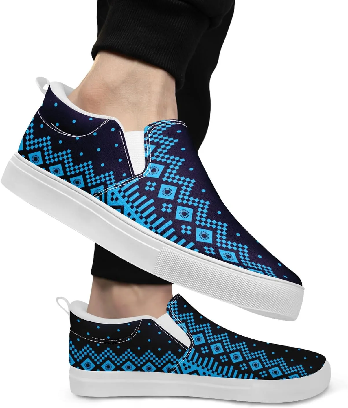 Slip on Shoes for Men Women Canvas Sneakers Loafers Classic Low Top Casual Shoes