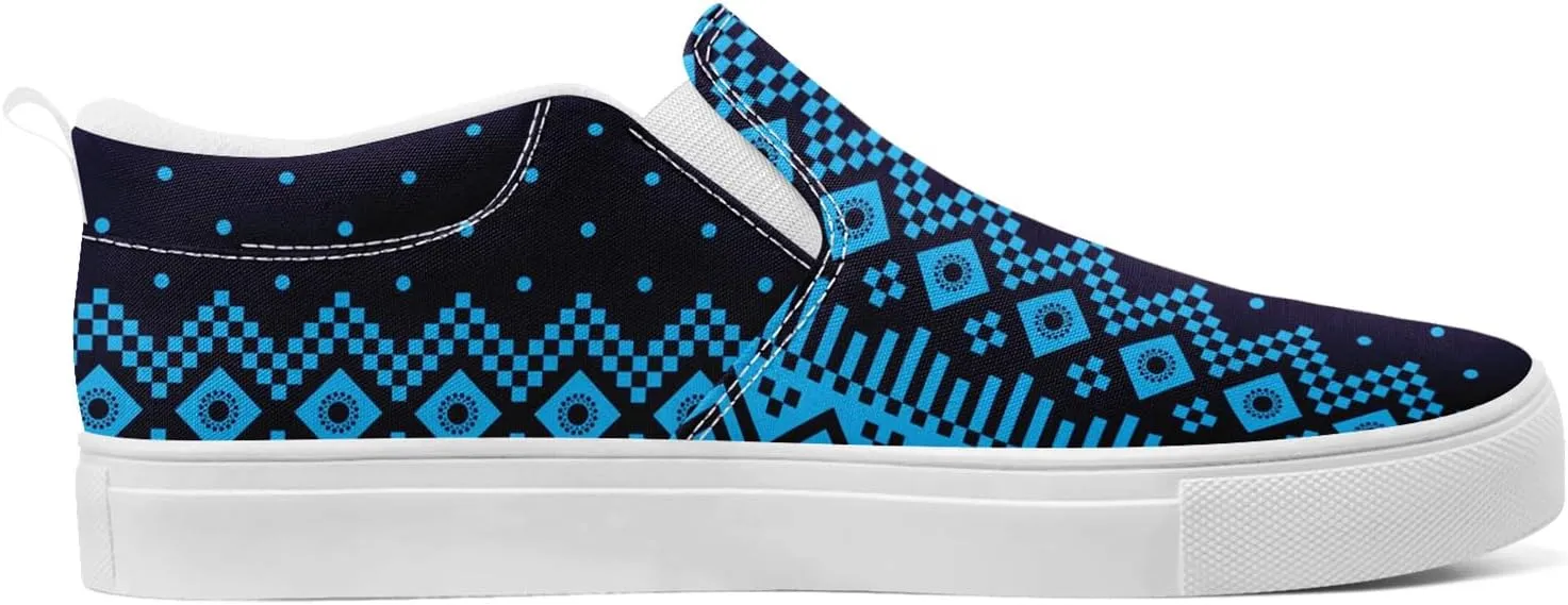 Slip on Shoes for Men Women Canvas Sneakers Loafers Classic Low Top Casual Shoes