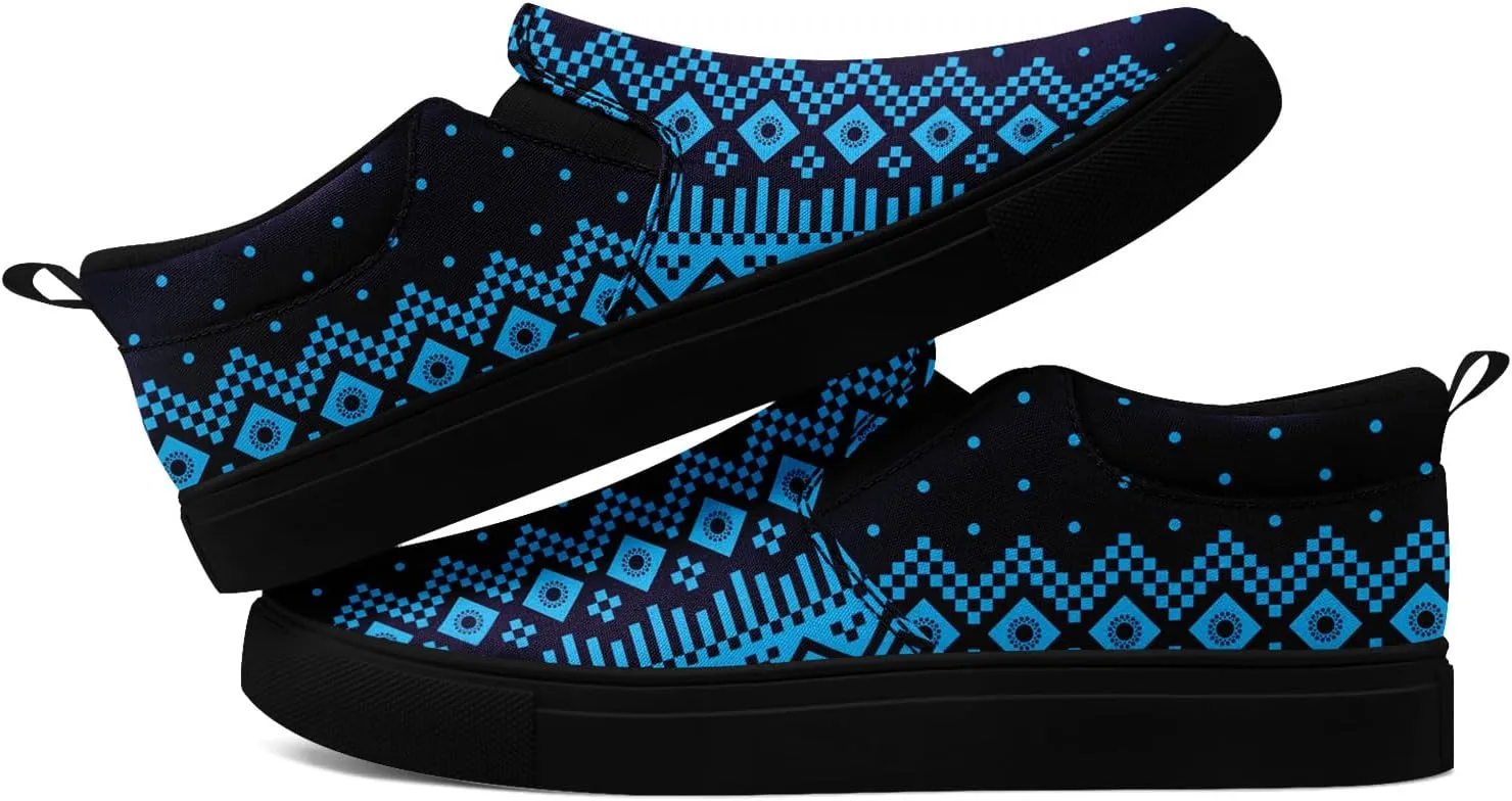 Slip on Shoes for Men Women Canvas Sneakers Loafers Classic Low Top Casual Shoes