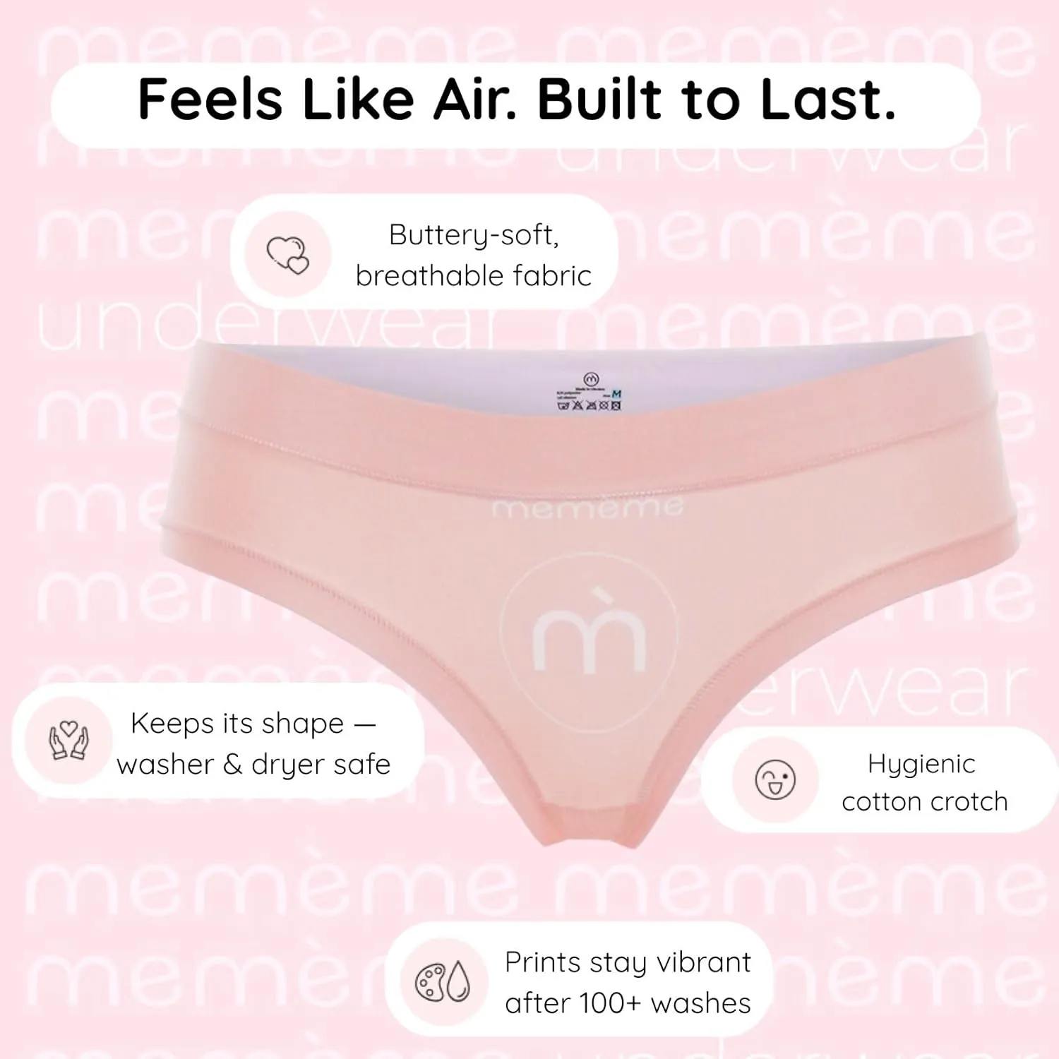 Slip Panties – Ultra-Comfortable, Cotton Crotch, Stretchy Fit, Soft Seams, No Elastic, Unique Prints LOVE