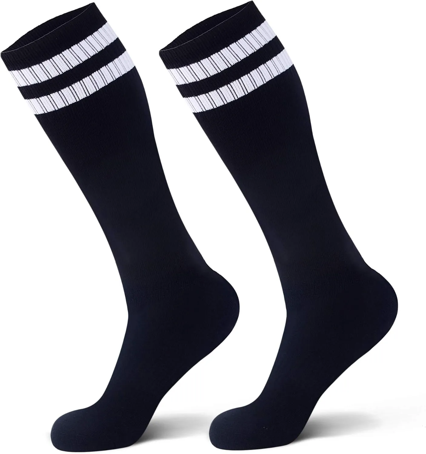 Soccer Softball Baseball Football Socks for Youth Kids Boys and Girls Ages 4 to 16 Knee High Sport Athletic Socks