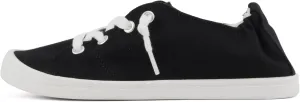 Soda Flat Women Shoes Linen Canvas Slip On Sneakers Lace Up Style Loafers Zig-S