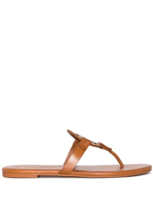 Soft Miller Secure checkout sandals Flat-rate discount logo leather