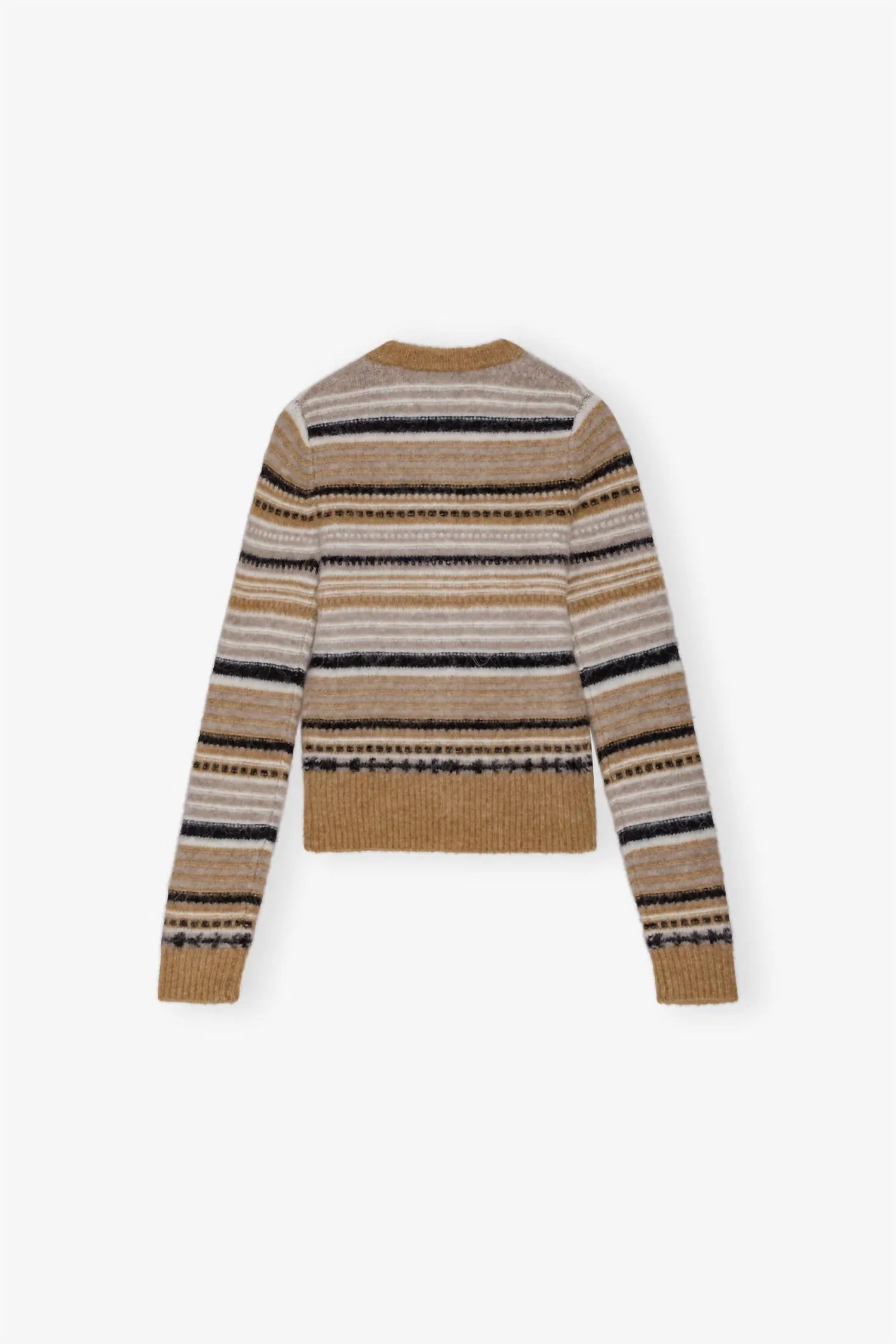 Soft Wool Stripe Cardigan