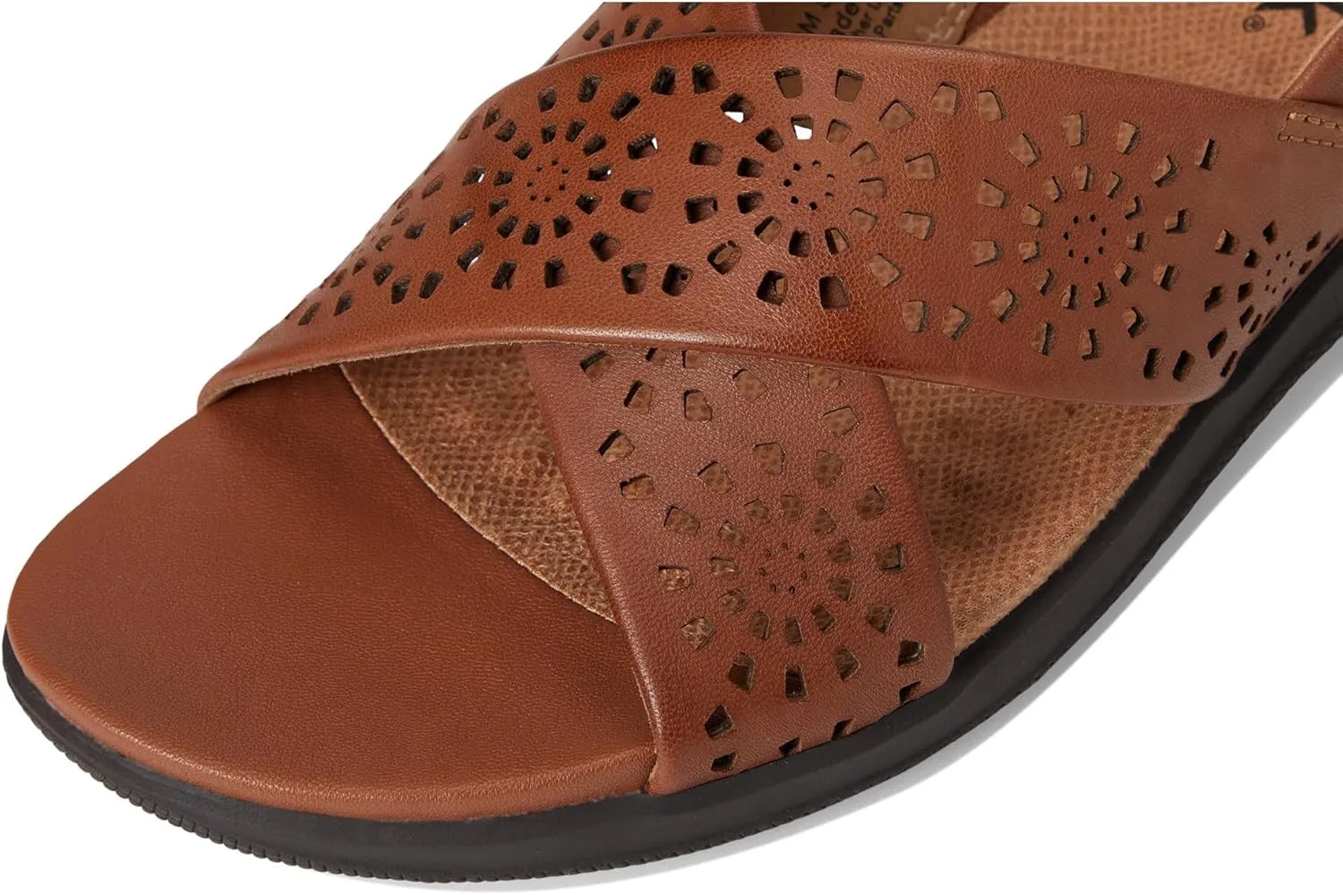 SoftWalk Women's Tillman Sling Perf Flat Sandal