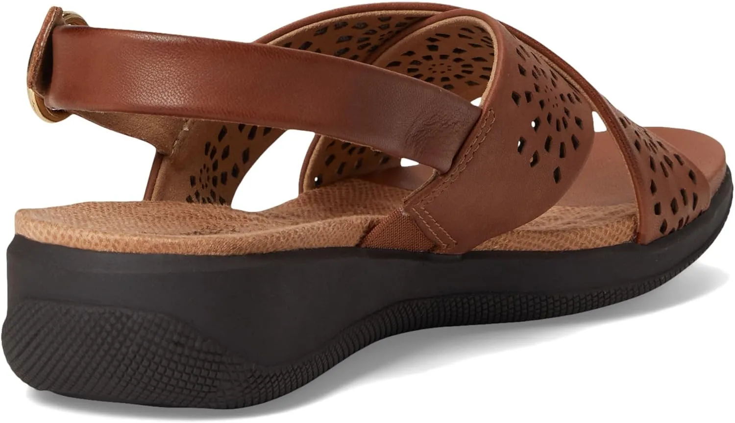 SoftWalk Women's Tillman Sling Perf Flat Sandal