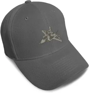 Speedy Pros Baseball Caps for Men & Women Embroidered F-22 Raptor Embroidery Ladies & Men Baseball Hats Acrylic