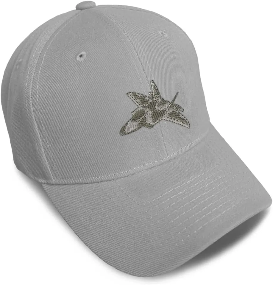 Speedy Pros Baseball Caps for Men & Women Embroidered F-22 Raptor Embroidery Ladies & Men Baseball Hats Acrylic