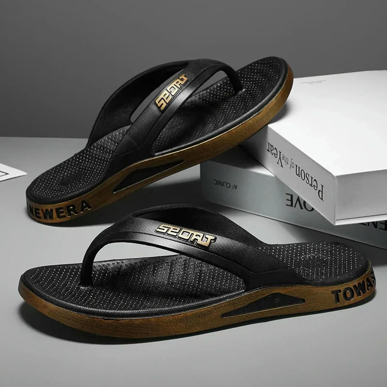 Sports Outdoor Fashion&Trend Comfortable Beach Sandals Men Casual Shoes House Flip Flops Home Shoes