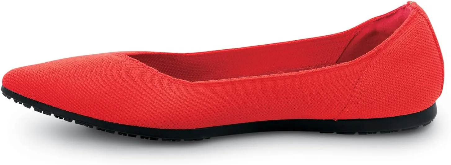 SR Max Albright, Women's, MaxTrax Slip Resistant, Soft Toe, Dress Flat, Work Shoe