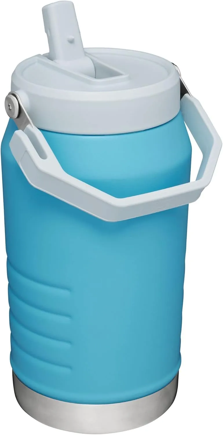 Stanley IceFlow Flip Straw Jug with Handle 64 oz| Twist On Lid and Flip Up Straw | Leak Resistant for Travel and Sports | Insulated Stainless Steel | BPA-Free | Pool
