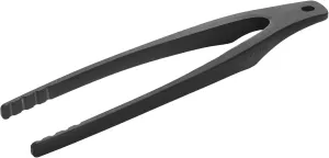 STAUB Tongs, 12.25-inch, Great for Flipping or Turning Foods, Durable BPA-Free Matte Black Silicone, Safe for Nonstick Cooking Surfaces