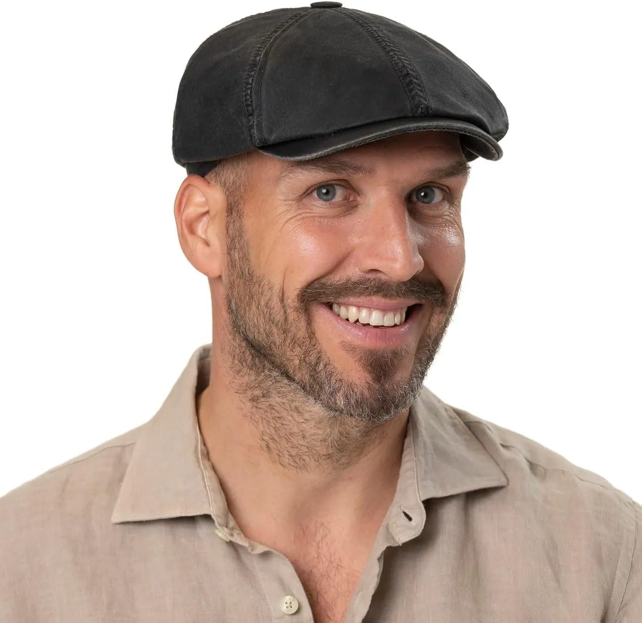 Stetson Brooklin Old Cotton Flat Cap Men |