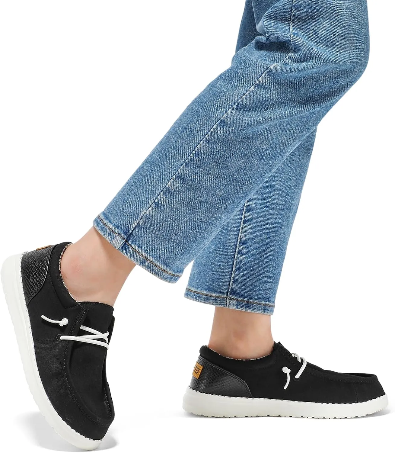 STQ Women's Slip on Loafers丨Orthopedic Comfotable Ultralight Boat Casual Shoes with Arth Support