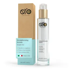 Straightening Hair Serum, Anti Frizz & Humidity Resistant Shine Serum for Straight Hair, 100mL