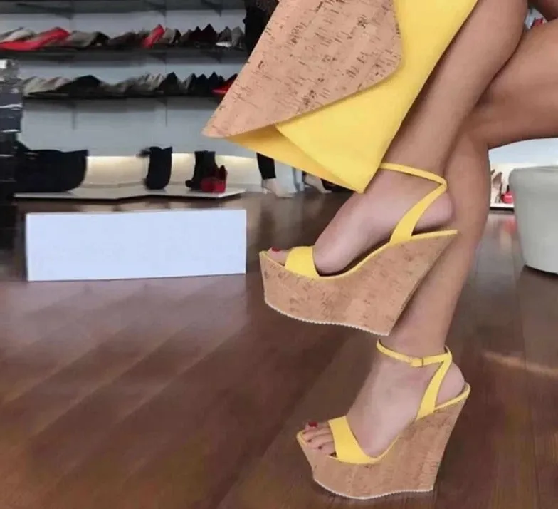 Strappy Wedge Sandal