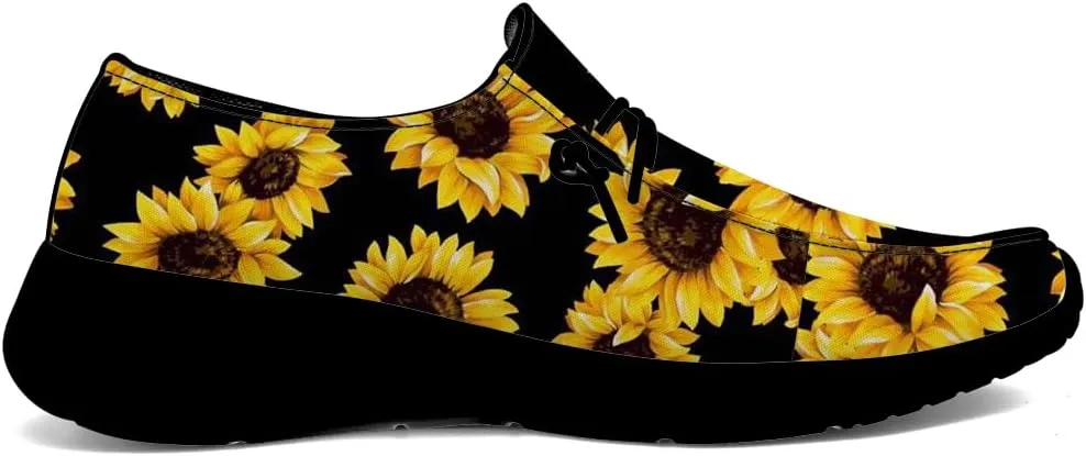 Sunflower Shoes Women Loafers Canvas Slip-on Shoes Sunflower Gifts for Women Men