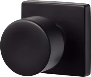 Sure-Loc Hardware BG101-SQ FBL Bergen Square Passage Knobset, Flat Black