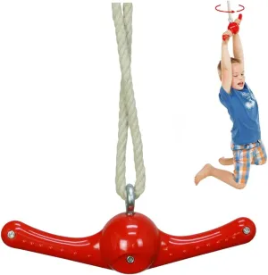 Swing Spins - 360° Spinner Swing for Boys Girls Indoor Outdoor Twister Activity, Flip Toy for Teens Exercise, Build Kids Body Strength, Basement Playground Backyard Fun Accessory