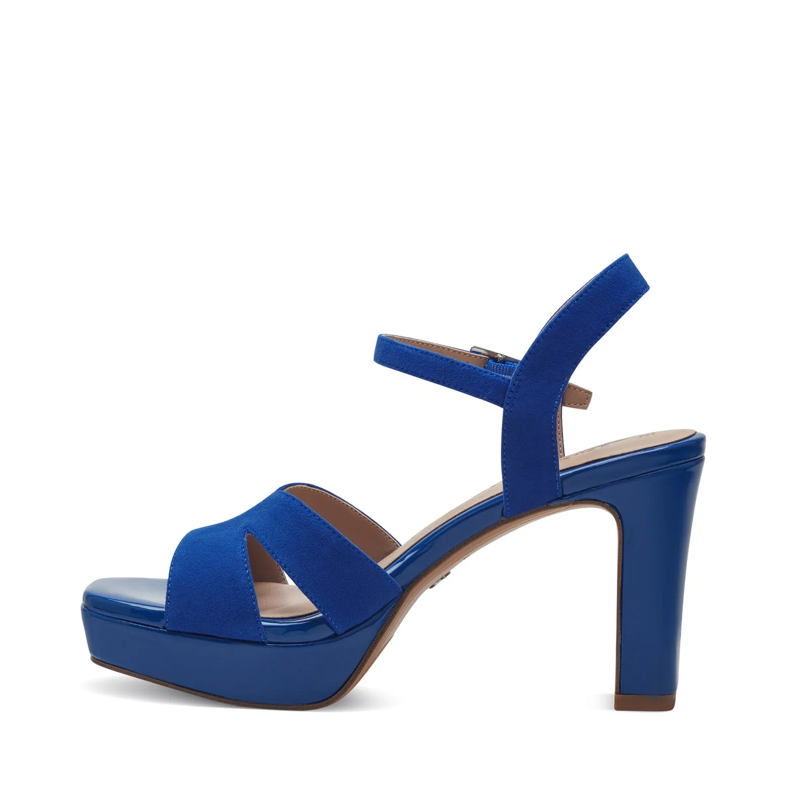 Tamaris High Platform Sandal Royal Blue