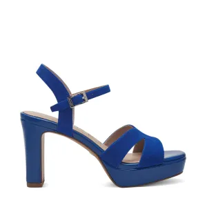 Tamaris High Platform Sandal Royal Blue