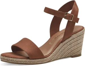 Tamaris Women's Ankle-Strap Wedge Sandal, 9 US