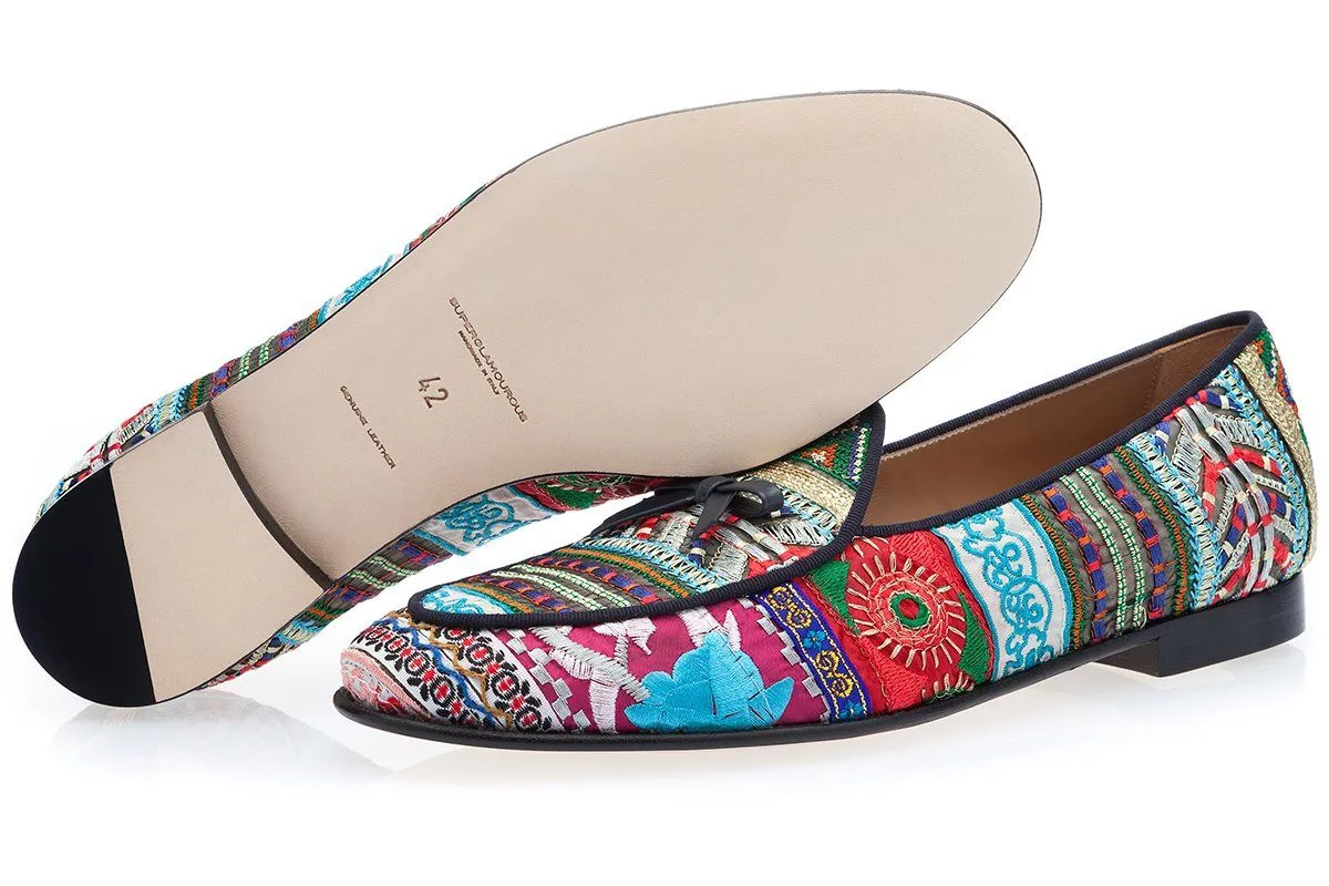 TANGERINE 1 PANAMA BELGIAN LOAFERS