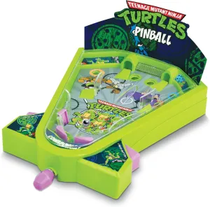 Teenage Mutant Ninja Turtles Desktop Pinball Machine - Fun Arcade Game for Kids & Adults Ages 6 , Compact Tabletop Toy by Well Played
