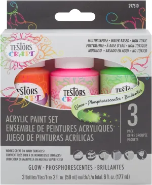 Testors Craft Acrylic Paint Kit, 0.5 Liters, Multicolor, 128 Fl Oz
