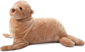 The Petting Zoo Sea Lion Stuffed Animal Plushie, Gifts for Kids, Wild Onez Sealife Animals, Jumbo Sea Lion Plush Toy 28 inches