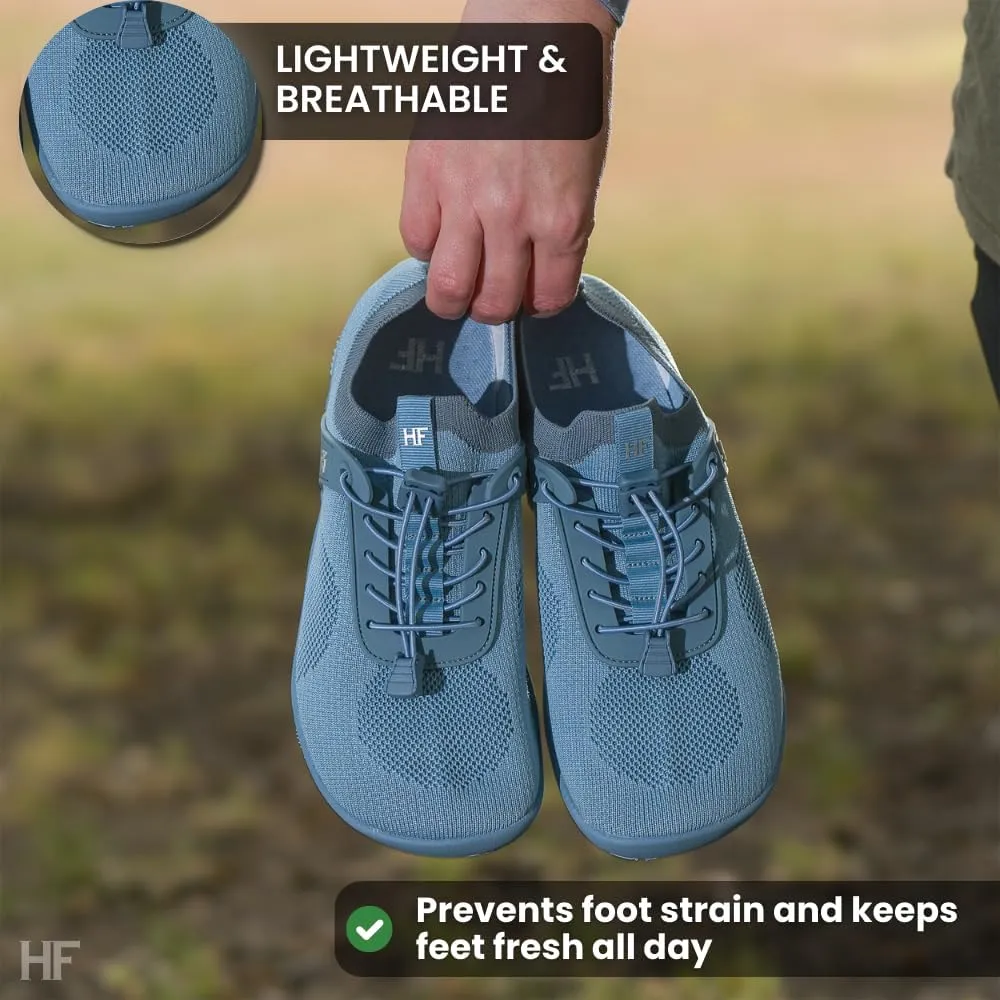 Theora Pro HF - Ergonomic Supportive Non-Slip Barefoot Shoes, Wide Toe Box Durable Breathable Ultralight Walking Shoe for Women Men