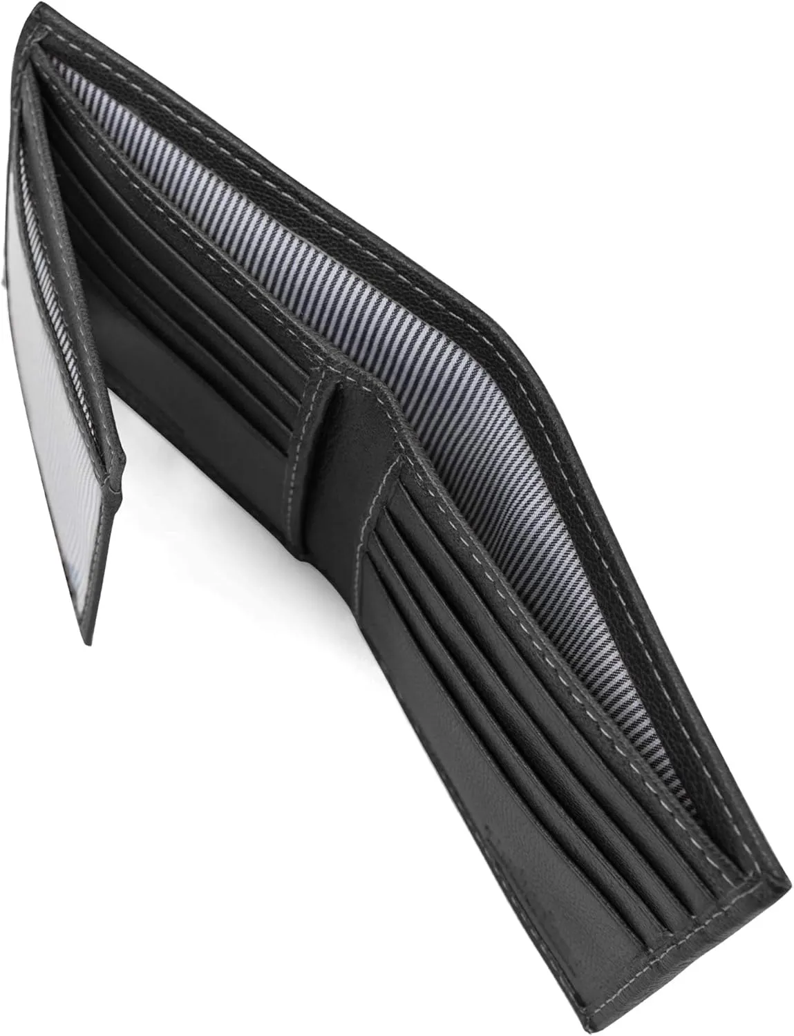 Timberland Men's Leather Passcase Trifold Wallet Hybrid