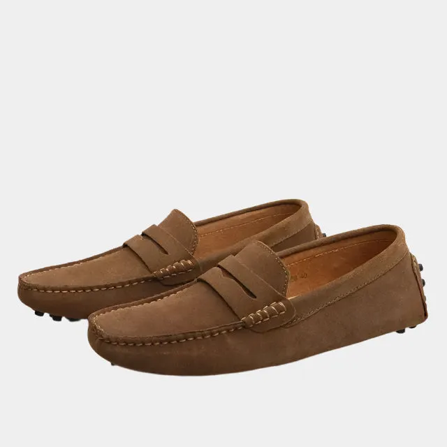 Timeless Suede Slip-Ons - Arvenis Co