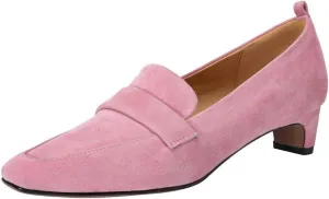 TinaCus Women's Patent/Suede Leather Classic Square Toe Slip On Handmade Office Loafers